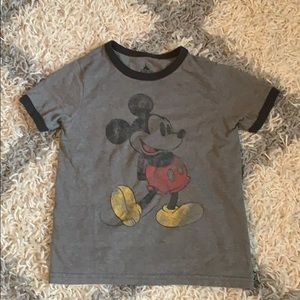 Vintage style Mickey Mouse ringer tee